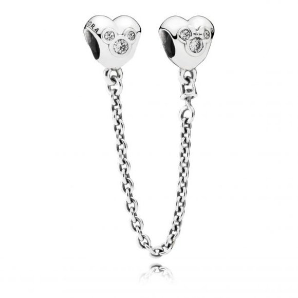 PANDORA - Disney, Heart of Mickey Safety Chain - Picture 1 of 13